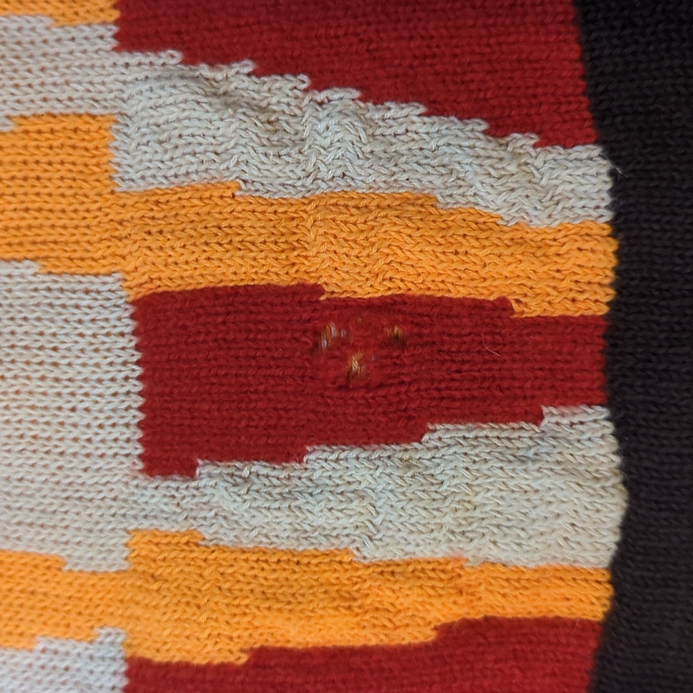 Anthropologie Multicolor Geometric Knit Cardigan - Picture 8 of 15